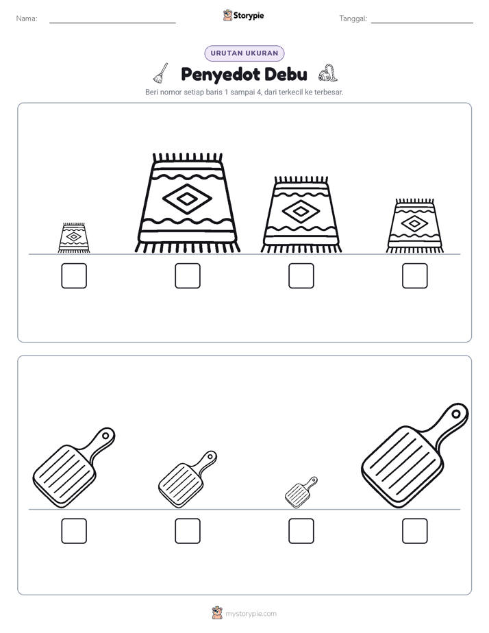 Urutan Ukuran