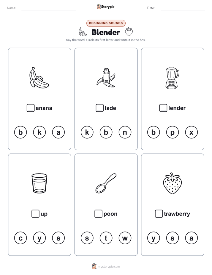 Beginning Sounds