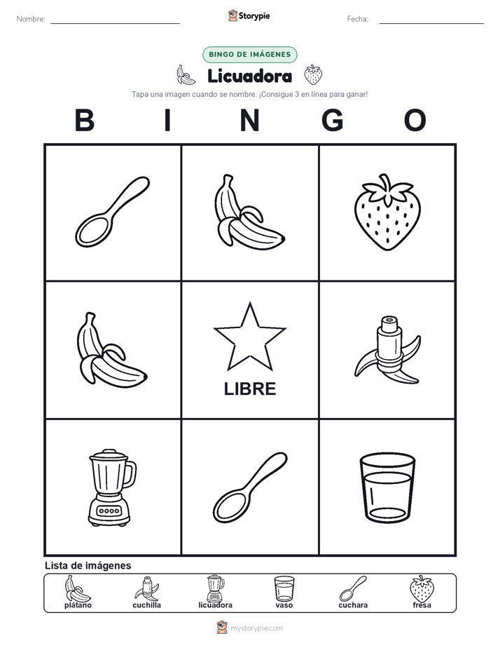Bingo de Imágenes