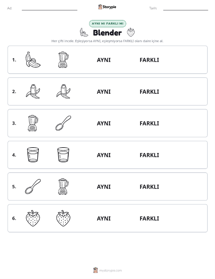 Aynı mı Farklı mı