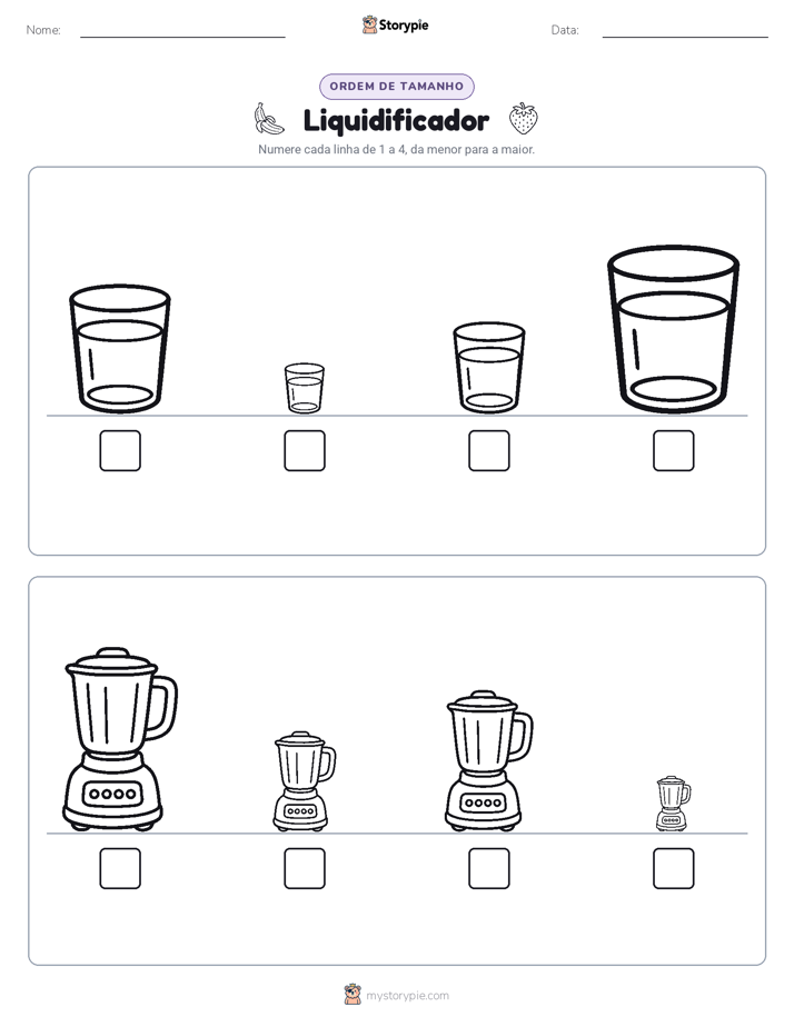 Ordem de Tamanho