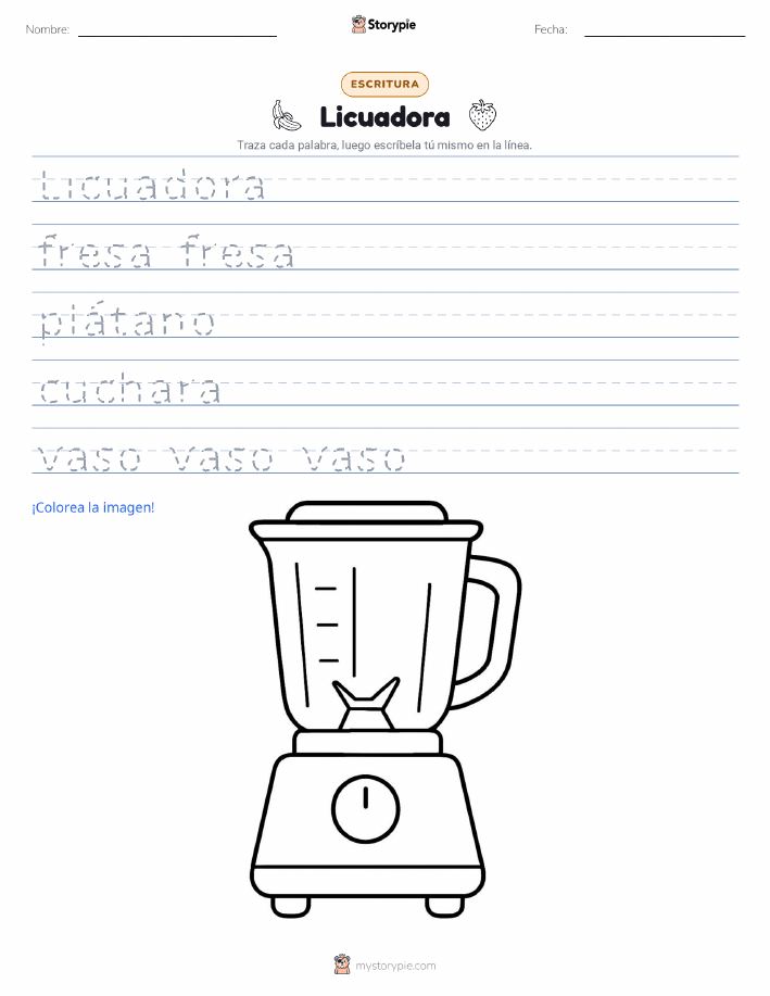 Práctica de Escritura