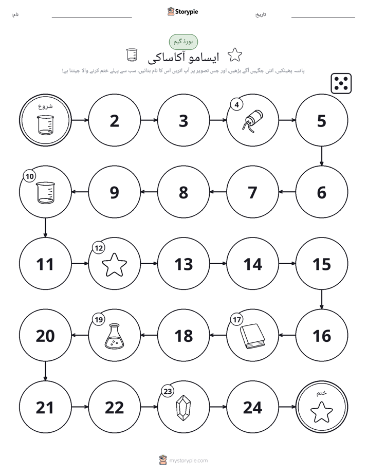 رول اور منتقل کریں کھیل