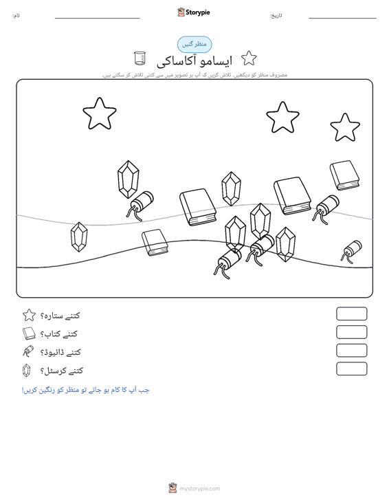 گنتی کا منظر