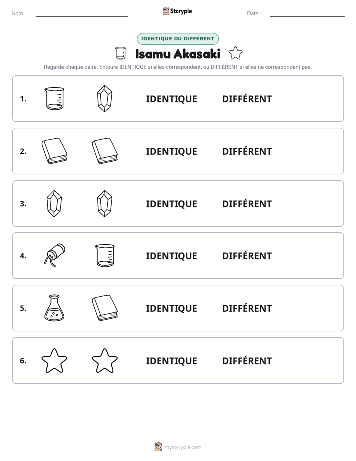 Identique ou Différent