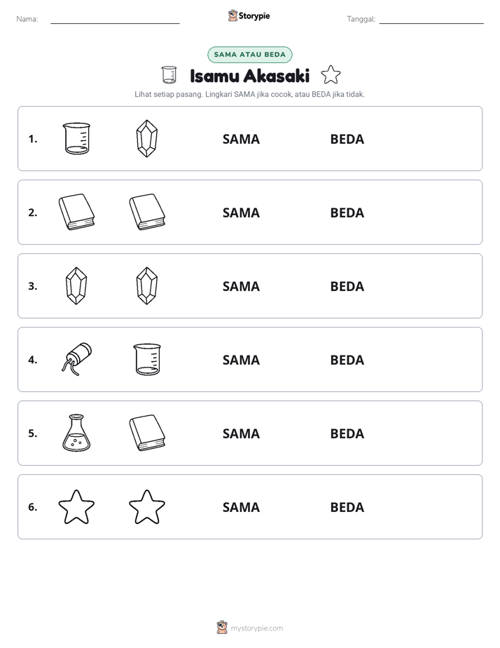 Sama atau Berbeda