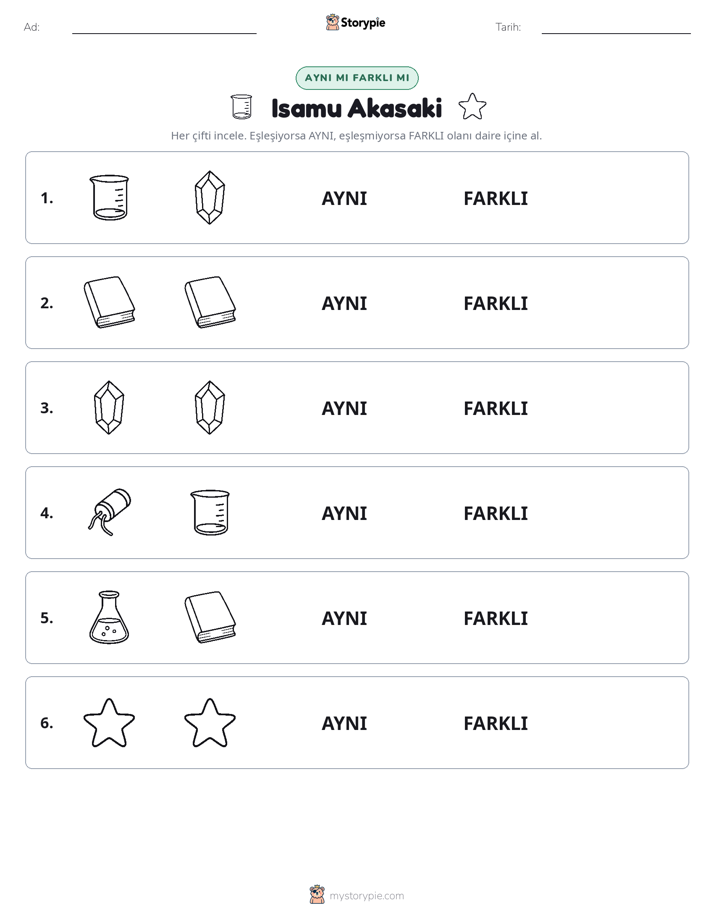 Aynı mı Farklı mı