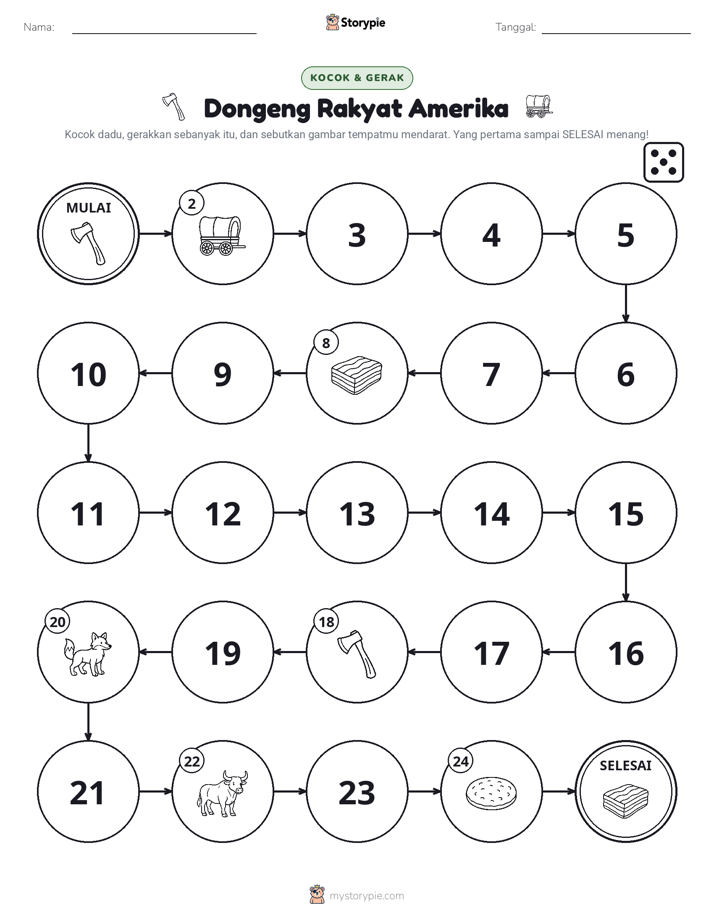 Permainan Gulung & Pindah