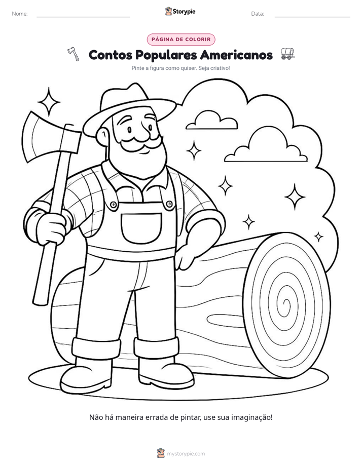Página para colorir