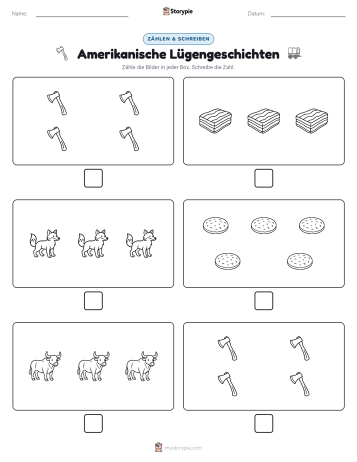 Zählen & Schreiben