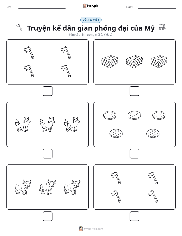 Đếm & Viết