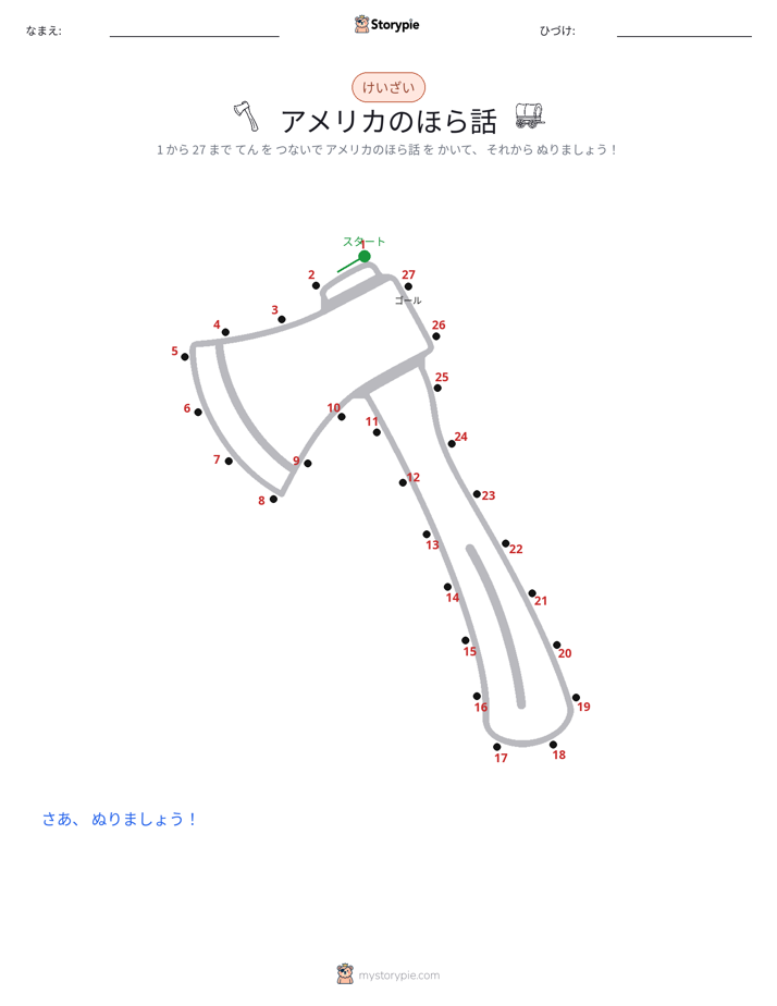 点つなぎ