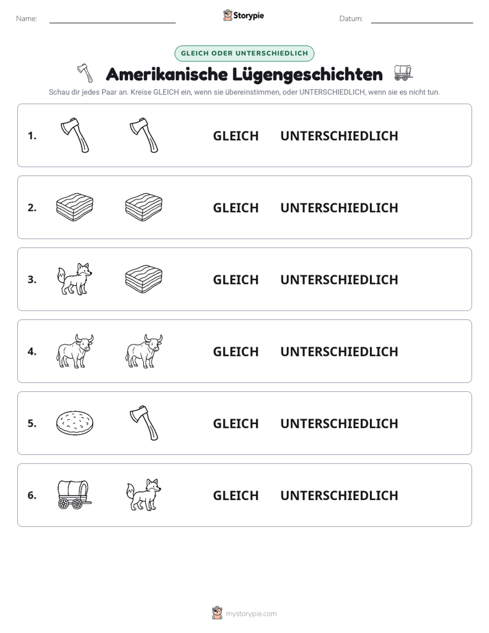 Gleich oder Anders