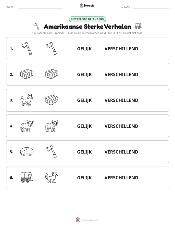 Zelfde of Verschillend