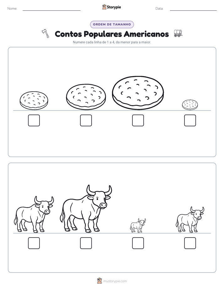 Ordem de Tamanho