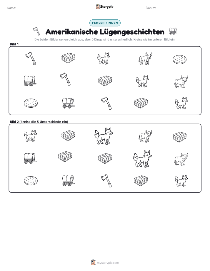 Finde den Unterschied