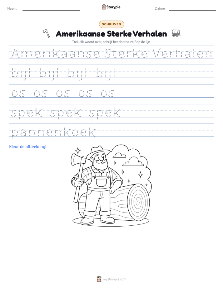 Schrijf Oefening