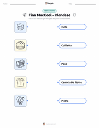 Anteprima della scheda stampabile di Finn MacCool