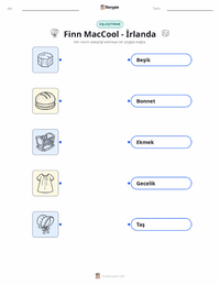 Finn MacCool yazdırılabilir çalışma sayfası önizlemesi