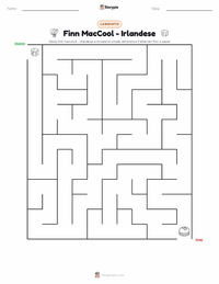 Anteprima della scheda stampabile di Finn MacCool