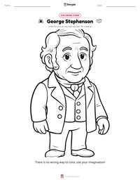 George Stephenson printable worksheet preview