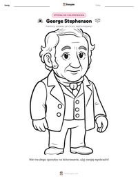 Podgląd drukowalnego arkusza ćwiczeń George Stephenson