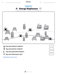 George Stephenson yazdırılabilir çalışma sayfası önizlemesi