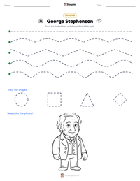 George Stephenson printable worksheet preview