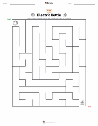 Electric Kettle printable worksheet preview