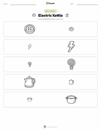 Electric Kettle printable worksheet preview