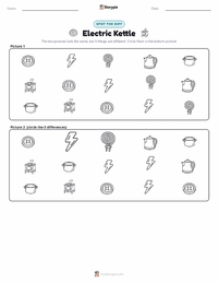Electric Kettle printable worksheet preview