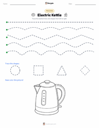 Electric Kettle printable worksheet preview