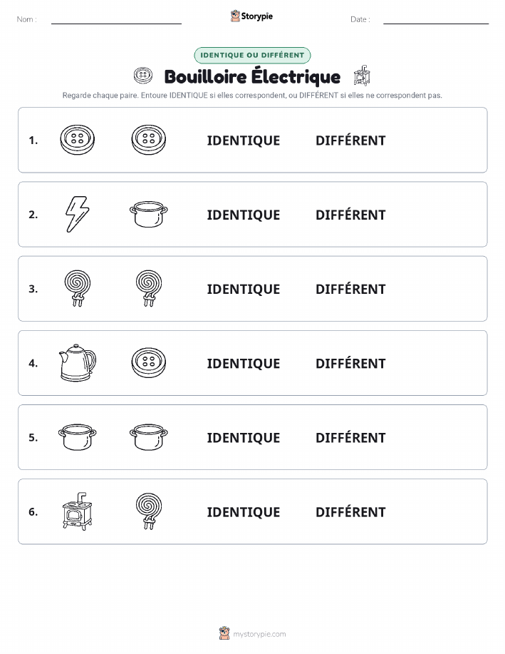 Identique ou Différent