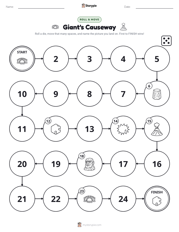 Roll & Move Game