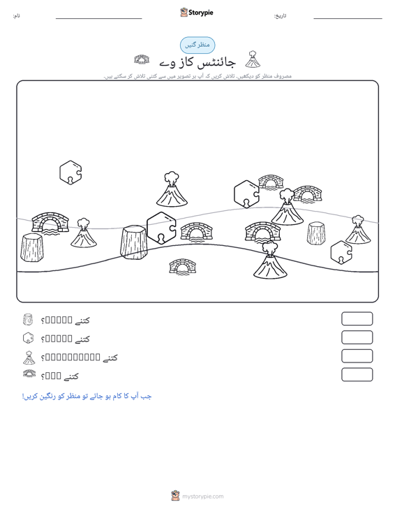 گنتی کا منظر