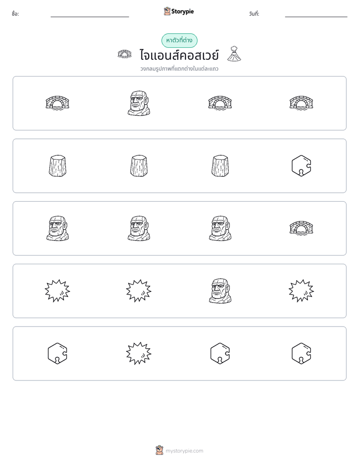 ตัวที่แตกต่าง