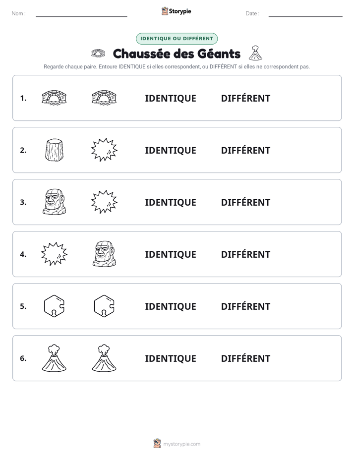 Identique ou Différent