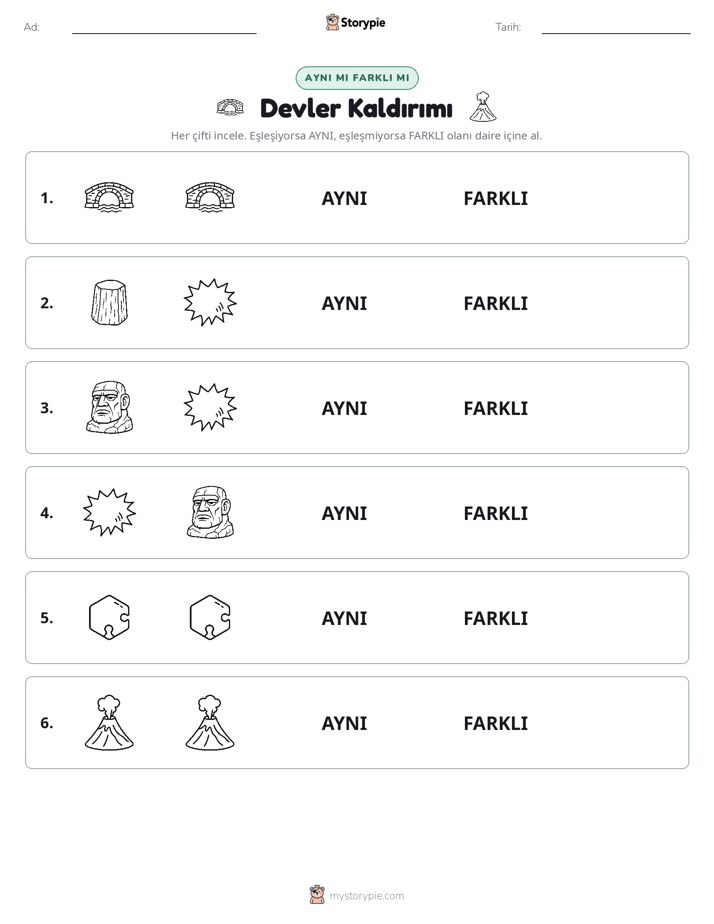 Aynı mı Farklı mı