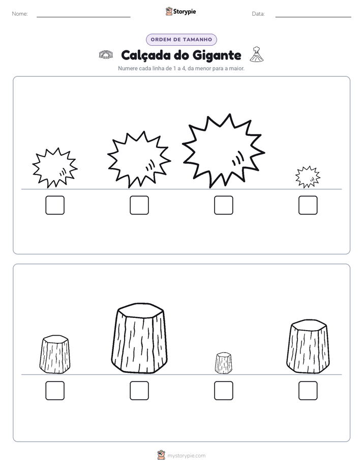 Ordem de Tamanho