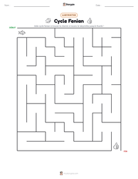Aperçu de la feuille de travail imprimable Cycle Fenian
