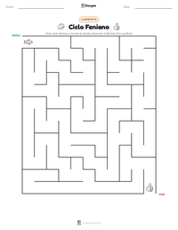 Anteprima della scheda stampabile di Ciclo Feniano