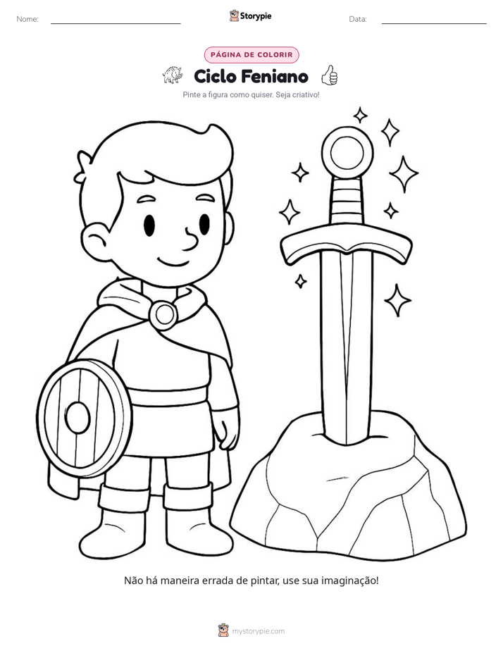 Página para colorir