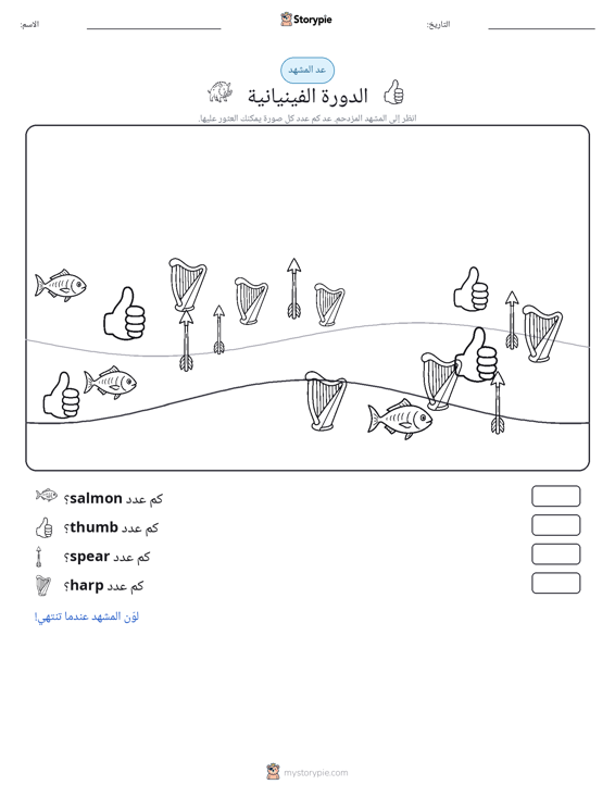 مشهد العد