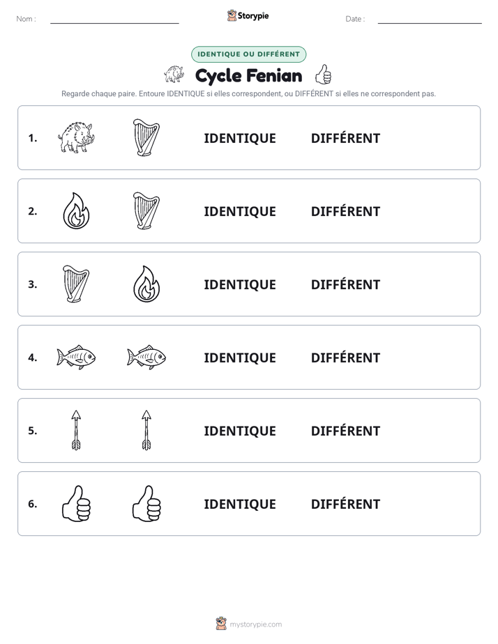 Identique ou Différent