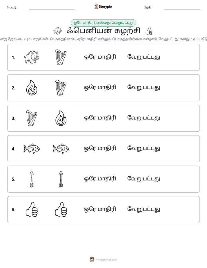 அதே அல்லது மாறுபட்டது