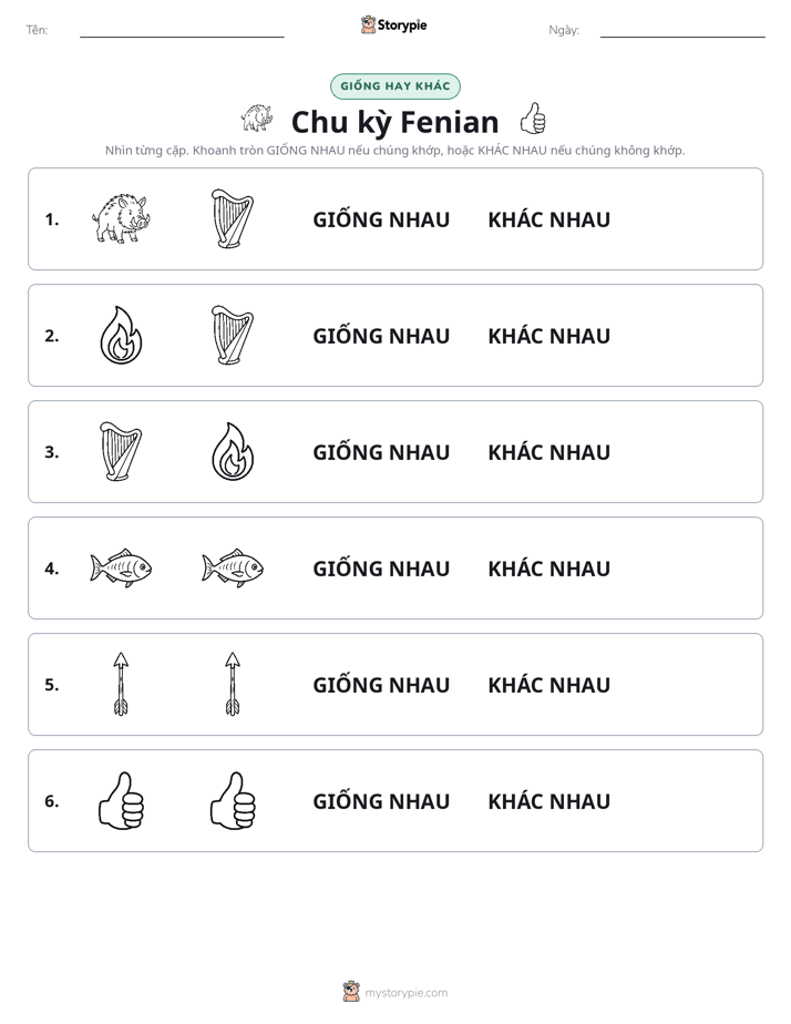 Giống Hay Khác