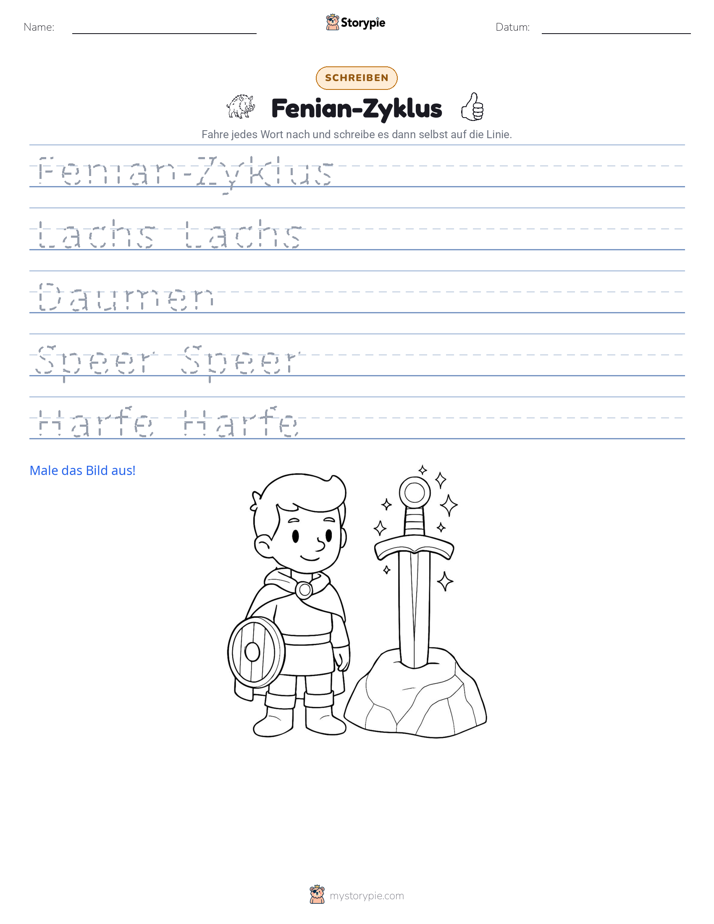Schreibübung
