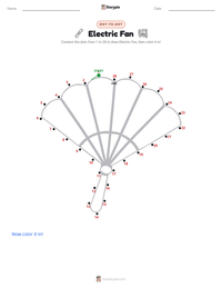 Electric Fan printable worksheet preview