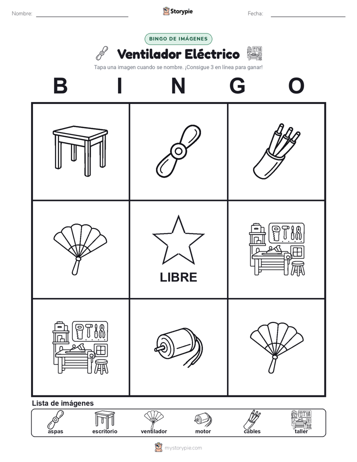 Bingo de Imágenes