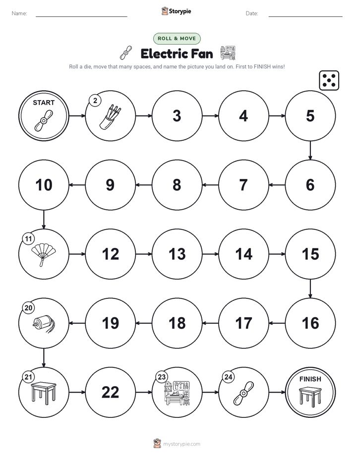 Roll & Move Game